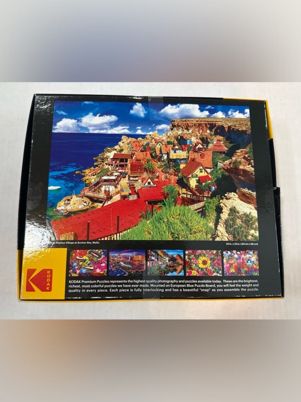 Kodak Premium Famous Popeye Village at Anchor Bay, Malta 1500 Piece Puzzle - Picture 2 of 6